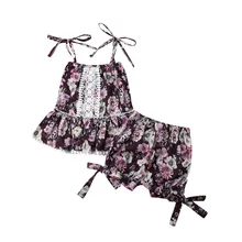 Кружевное платье принцессы для маленьких девочек, платье-пачка, шорты, нарядная одежда для детей 1-6 лет