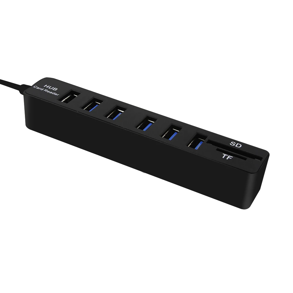 Firstmemory USB 2 0 концентратор с SD/TF кардридер высокоскоростной usb разветвитель A до 6