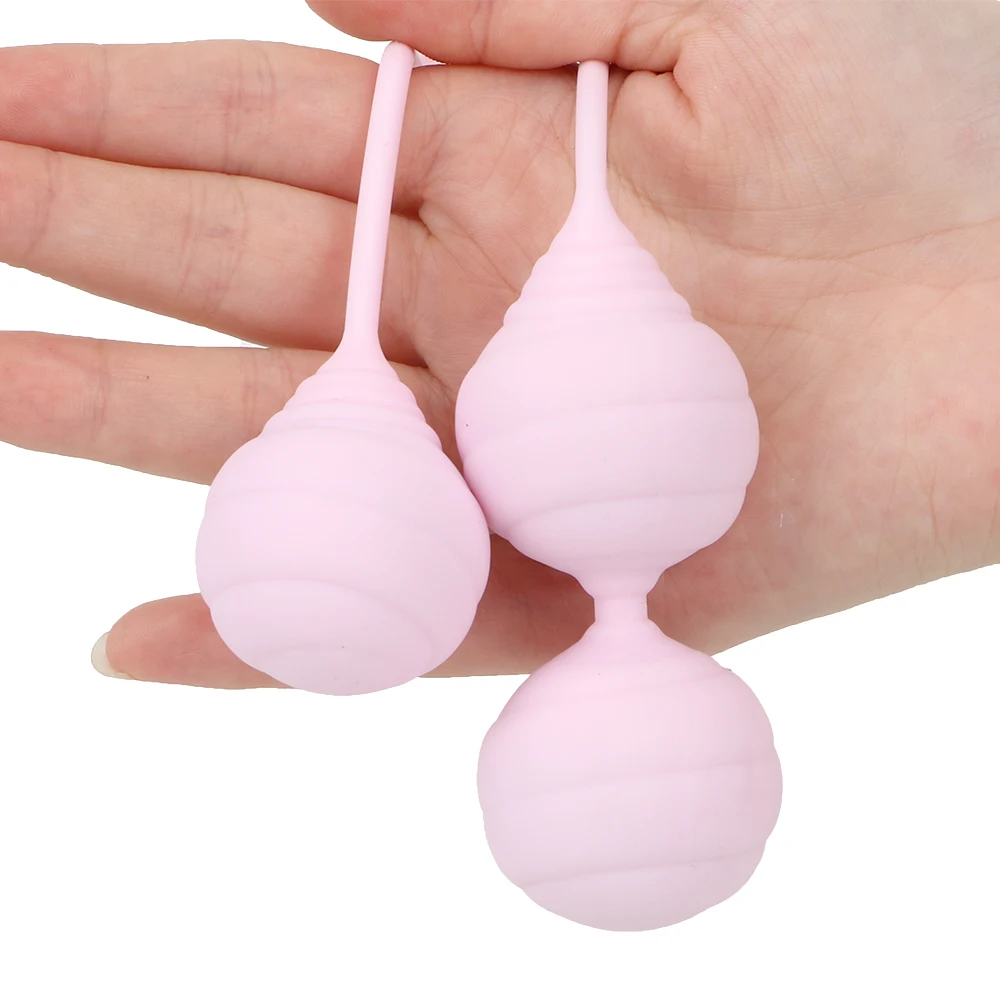  VATINE 2pcs/set Kegel Ben Wa Ball Vaginal Tight Exercise Machine Geisha Ball Sex Toys for Women Sil