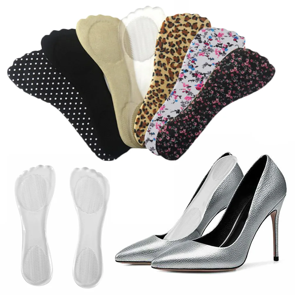 

1 Pair Transparent High Heel Silicone Gel Cushion Insole Anti Slip Pain Relief Foot Pad