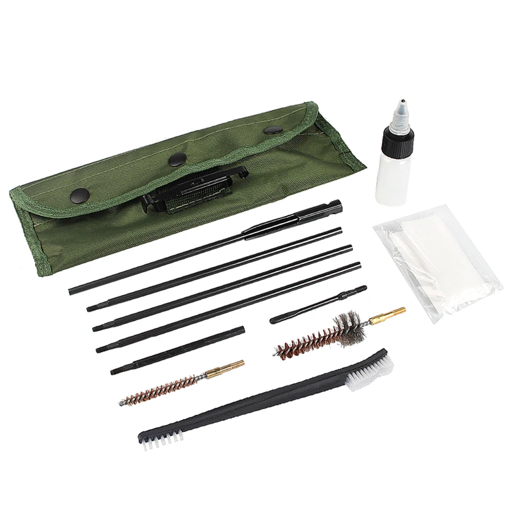 

AR 15 and M-16 Field/Emergency/Range Cleaning Kit Set Cleaning Rod Nylon Brush Cleaner Accessories for .223 Caliber 5.56mm
