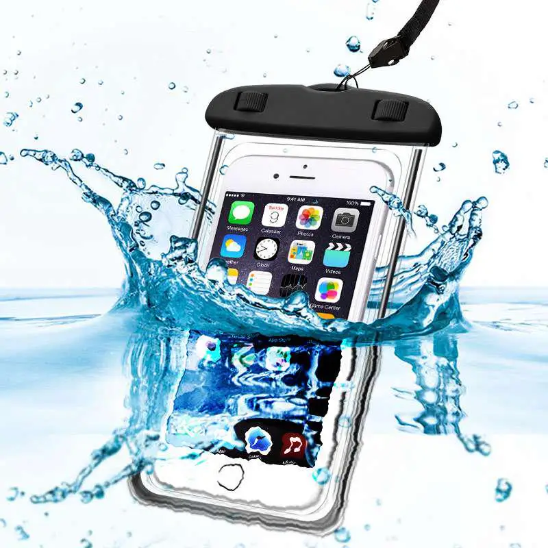 Чехол KISS, водонепроницаемый чехол для huawei P30 Pro P20, люминесцентный мешочек, чехол для телефона samsung A50, A40, A30, S10 Plus, чехол для подводной съемки