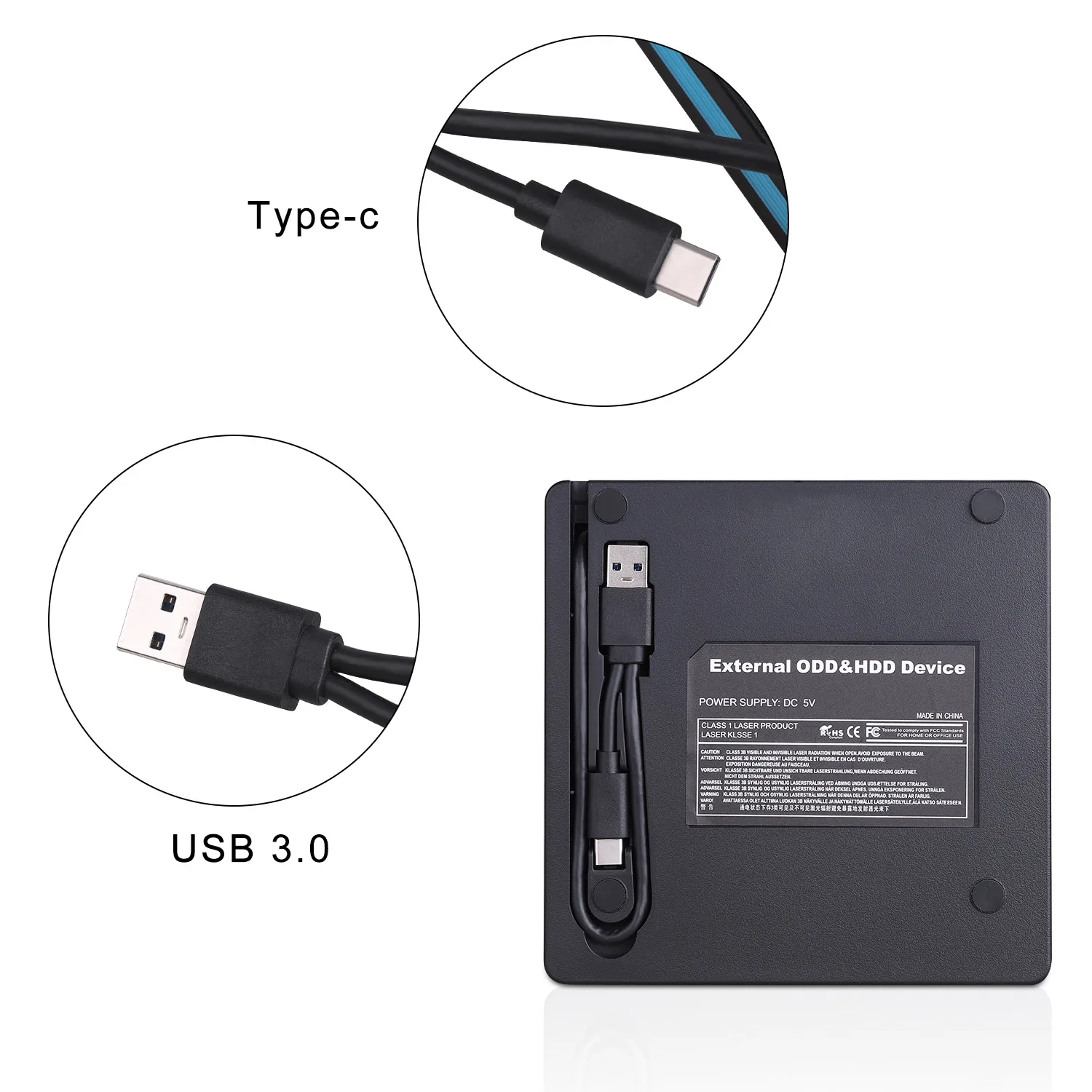 USB C + USB3.0 2 в 1 DVD привод внешний CD диск Superdrive +/ RW ГОРЕЛКА оптический совместим с Appl| |
