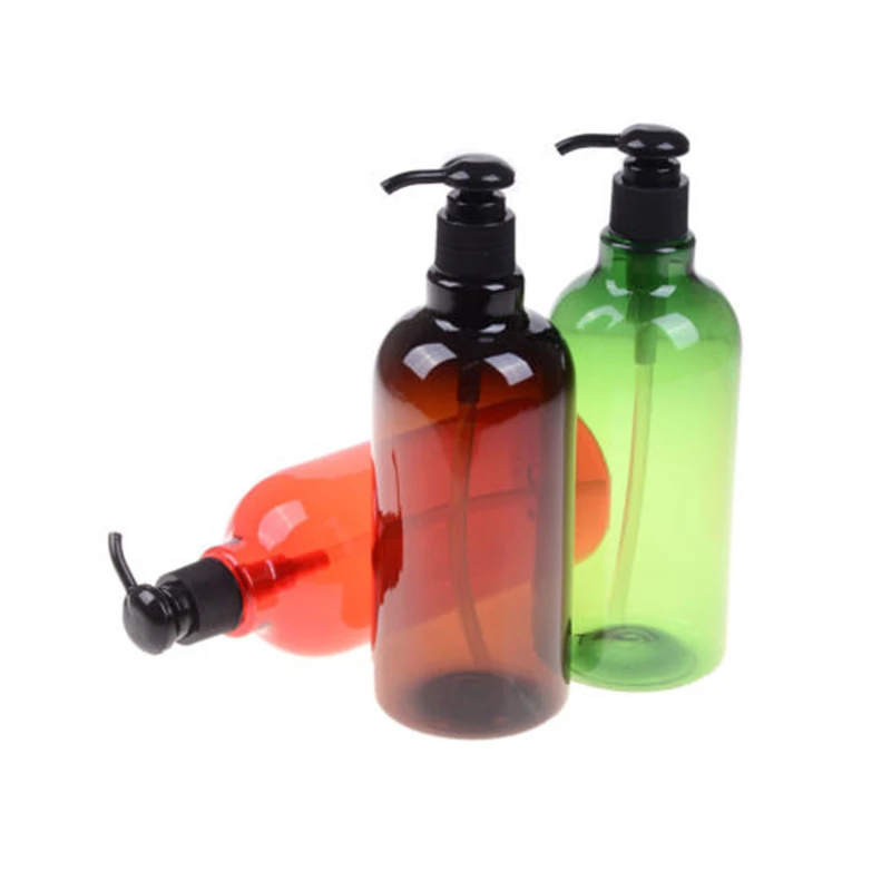 

500ML Plastic Empty Storage Bottle Hand Pump Bathroom Liquid Soap Foam Dispenser Shampoo Bottle 3 colors