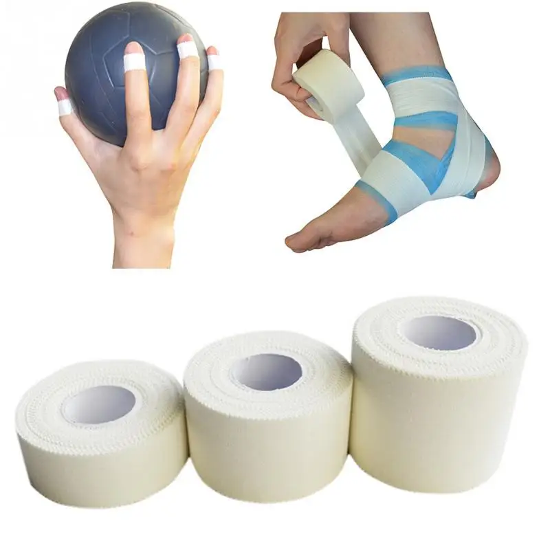 101 27 De Réduction10 M élastique Adhésif Bandage Sport Poignet Main Pouce Doigt Bande Sangle Blanc Professionnel Anti Rayures Sport Bande In - 