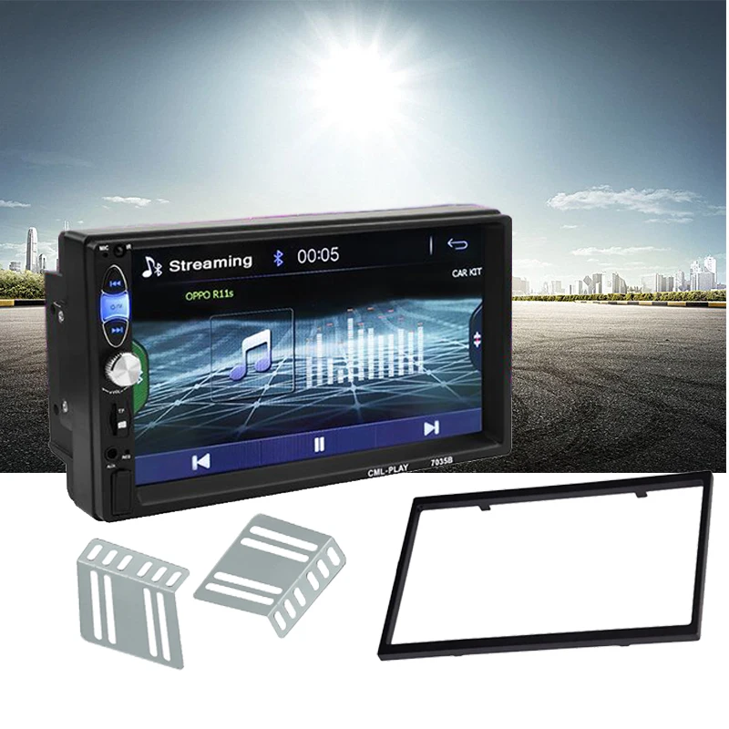 Для Android Mirror Link polarlander Autoradio 7 ''Bluetooth MP5 плеер сенсорный экран 2din автомобильное