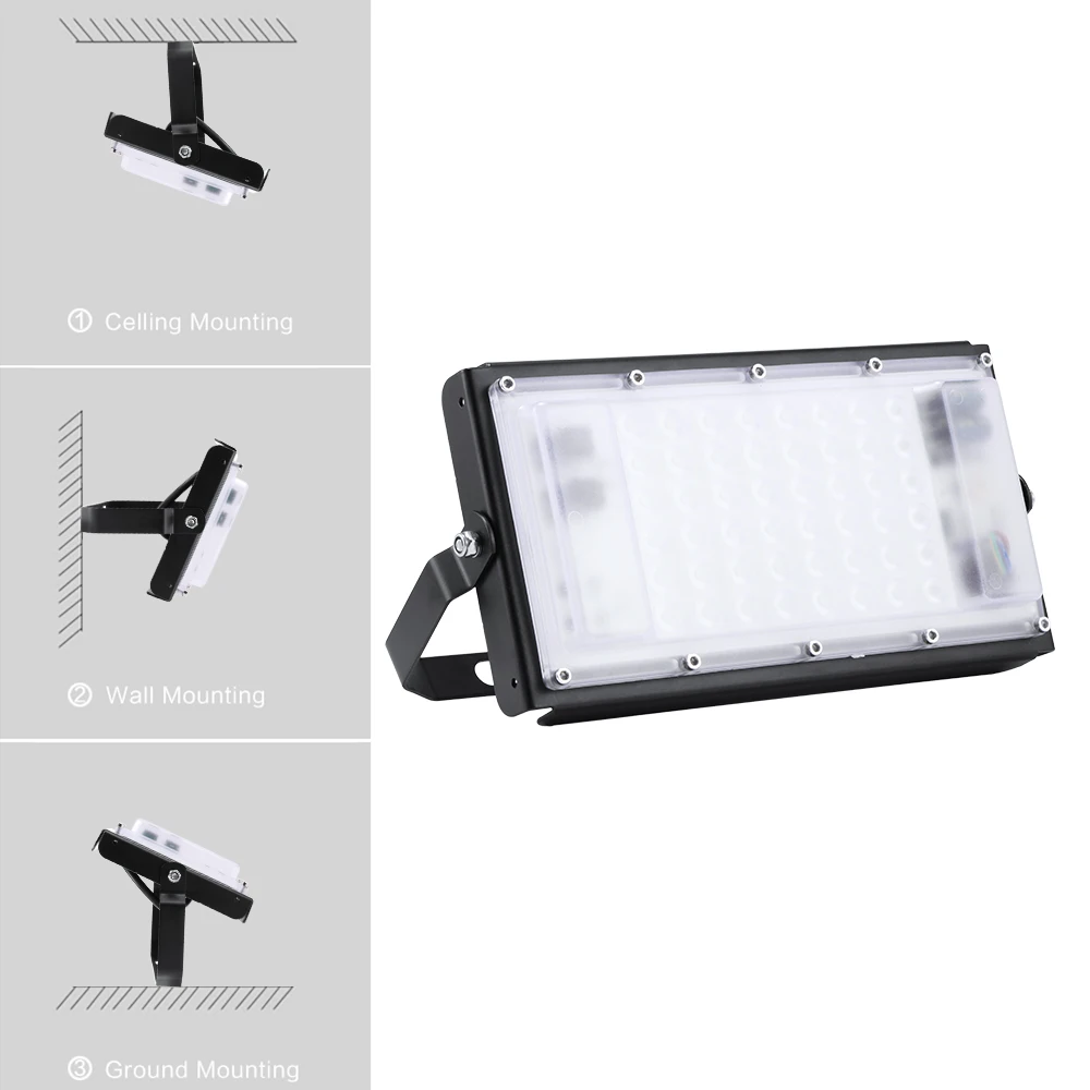 

50W Perfect Power LED Flood Light Floodlight LED Street Lamp Waterproof Landscape Lighting IP55 Led Spotlight