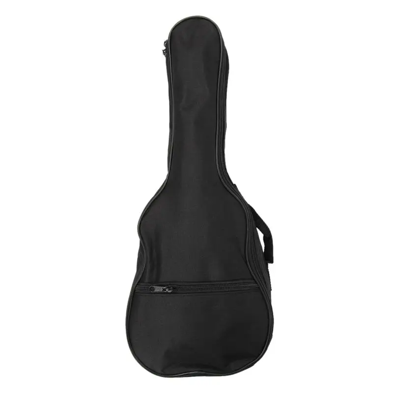 

Ukulele Soft Comfortable Shoulder Back Carry Case Bag With Straps Black For Gift