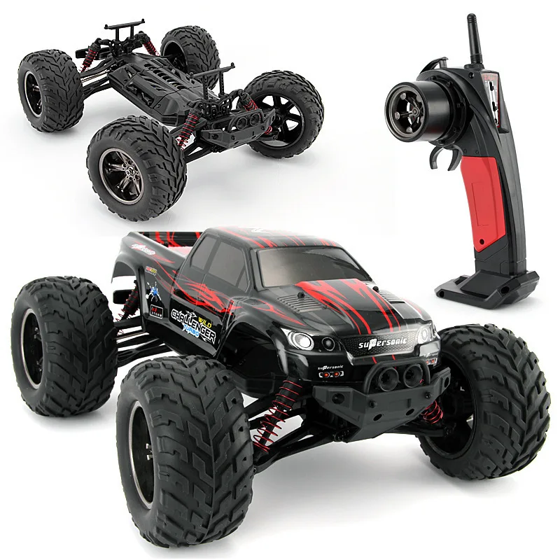 2017 Hot Sales 9115 1/12 2.4GHz 2WD Brushed RC Remote Control Monster Truck RTR Shock Resistant Bigfoot  Car Off-Road Vehicle