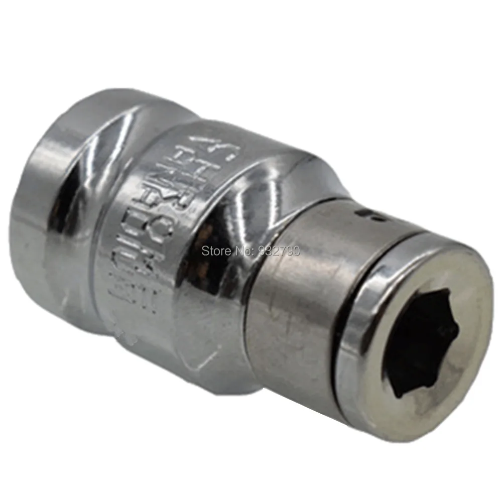 

Square Drive 1/2" to 8mm Bit Adapter Socket Bit Holder Screwdriver Bit Adapter Holder Chrome Vanadium Steel