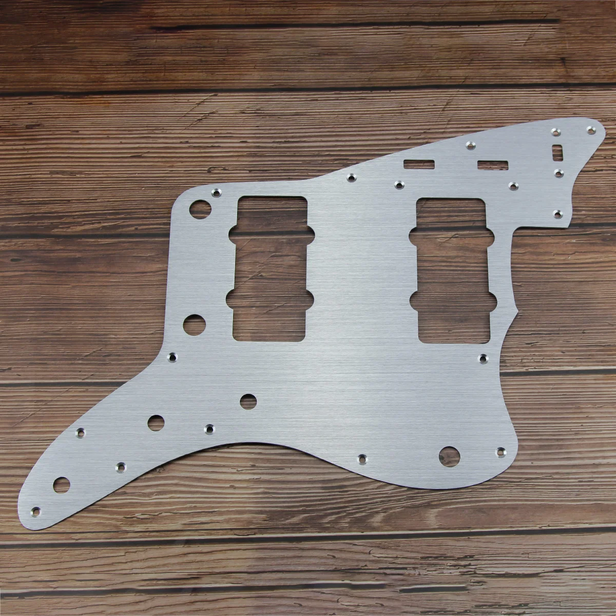 

FLEOR Aluminum Metal Guitar Pickguard Pick Guard Scratch Plate & Screws for FD American Vintage Jazzmaster Style Guitar,Silver