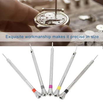 

5 Pcs Slotted Screwdrivers Jewelry Watches Glasses Repair Tool Kit