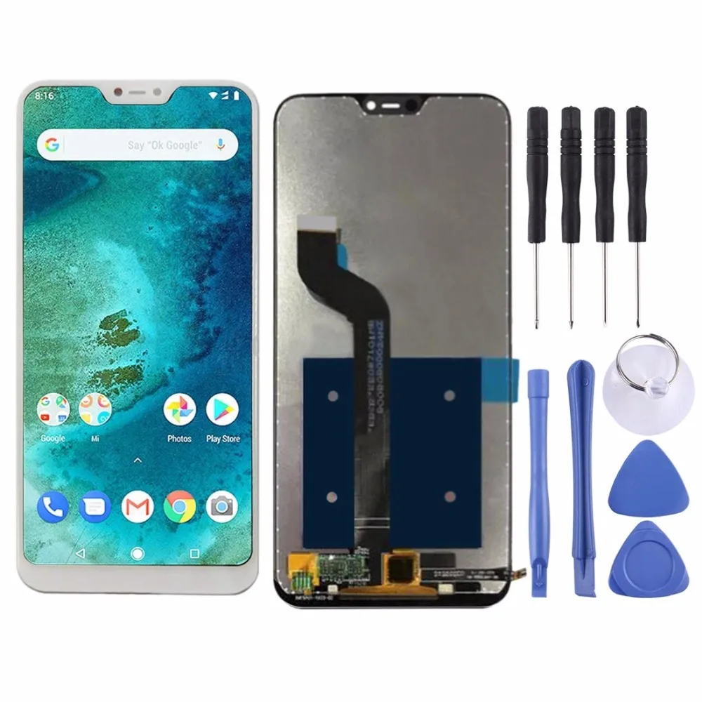Для Xiaomi mi A2 Lite красный 6 Pro ЖК дисплей Дисплей планшета Экран Touch Панель Стекло