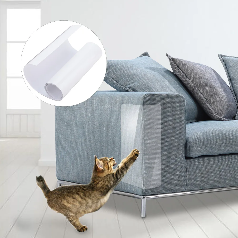 

2Pcs Sofa Protective Cat Anti-scratch Sticker Protection Furniture Scratch Guard Mat Sofa Protector To Prevent Cats And Dogs