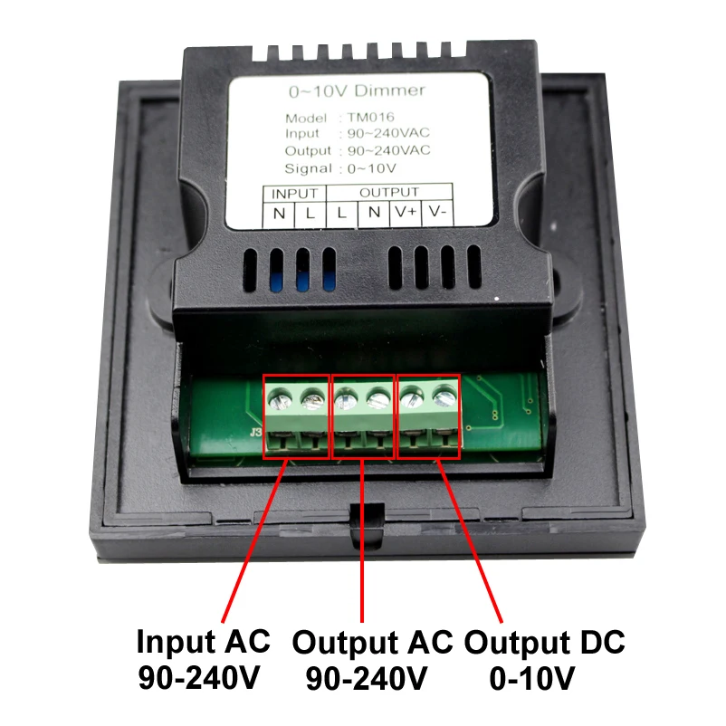 Сенсорный светодиодный диммер с дистанционным управлением, 220 В, выходная мощность, 0-10 В, светодиодный диммер, 220 В, 110 В, светильник Диммер, 220 В, переменный ток