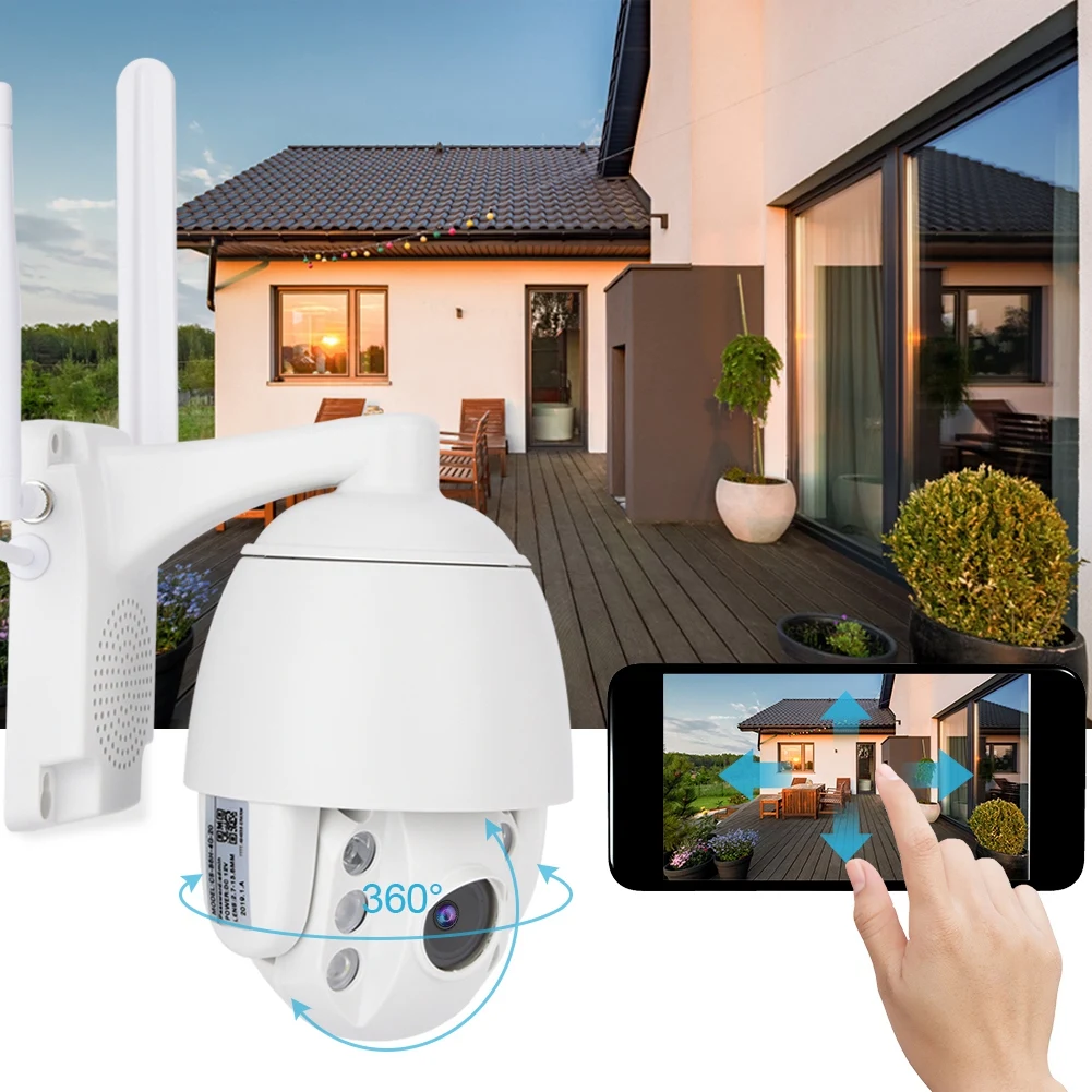 

1080P WiFi Night Vision Dome Outdoor Waterproof Security Surveilance Camera System Remote Home Monitoring with Phone Control New