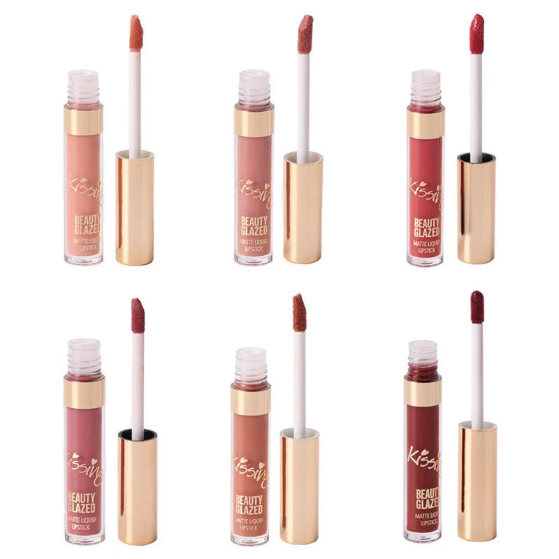 Набор матовых помад Beauty Glazed TSLM2 6 шт. жидкая помада для макияжа стойкий