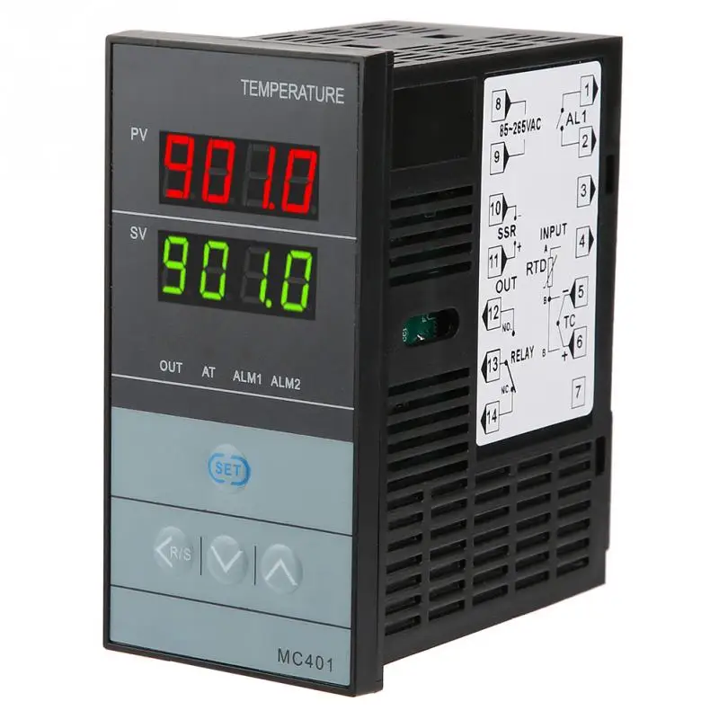 Новый цифровой PID регулятор температуры Термостат реле SSR выход терморегулятор