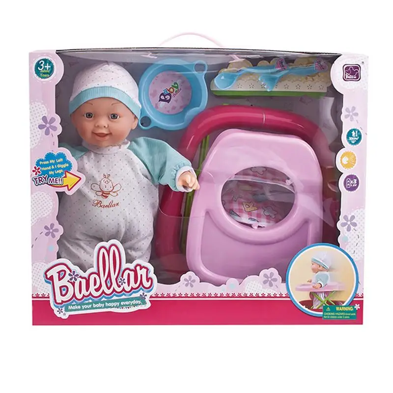 

Rebirth Doll Simulation Baby Toy Soft Rubber Laughing Walking Walker Doll Children Will Laugh And Walk Soft Rubber Walker Doll