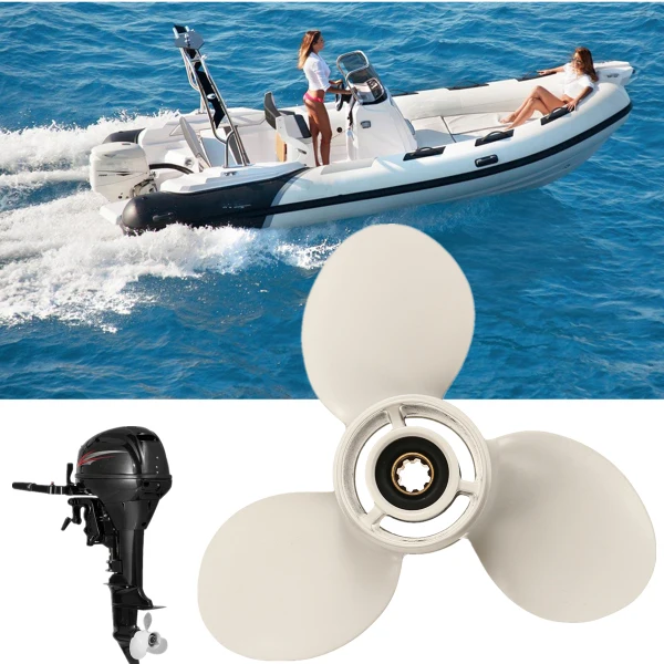 10-el 15hp 63/ V-45945 Aluminium H/élice hors-bord 9/ 1//4/ x 9/ pour Yamaha 9,9