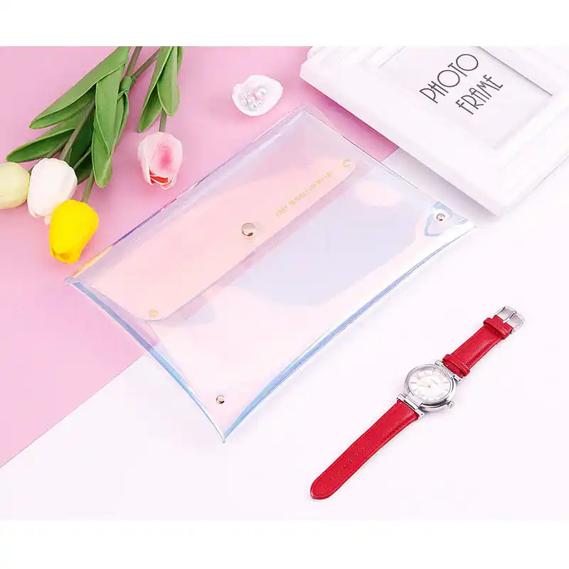 clear envelope clutch