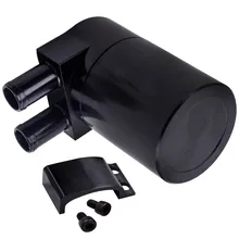 Bote de captura de aceite con doble volante, 19mm, aluminio, alta calidad, para BMW N54 335i 535i, negro