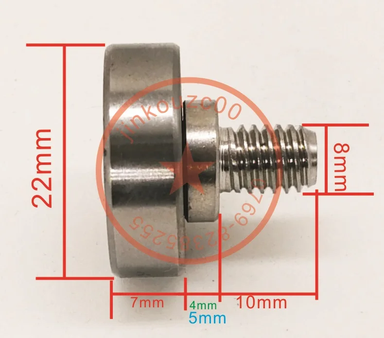 5/pcsBearing с винтом NTBG22 608 подшипник внешняя Резьбовая опора|Подшипники| |