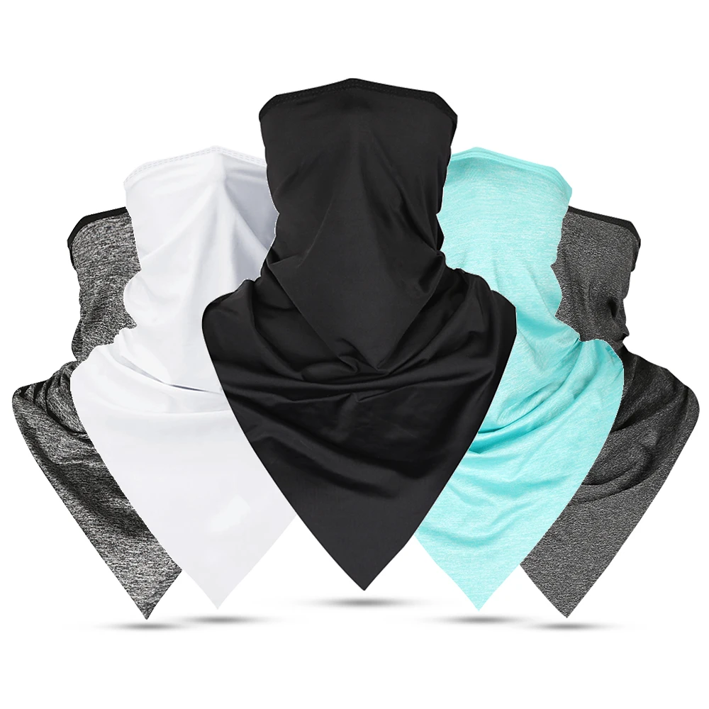 

Cycling Mask For Bicycle Cooling Bandana On Face Sun Protection Neck Gaiter Triangle Scarf Headband Face Mask For Women For Men