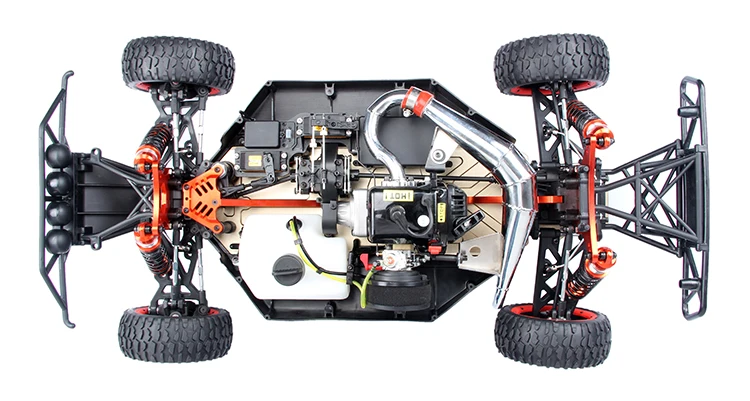 Бензиновый двигатель Rofan Rovan LT 360 36CC 2T весы 1/5 два сервопривода 55 кг с Walbro 1107 4WD RC