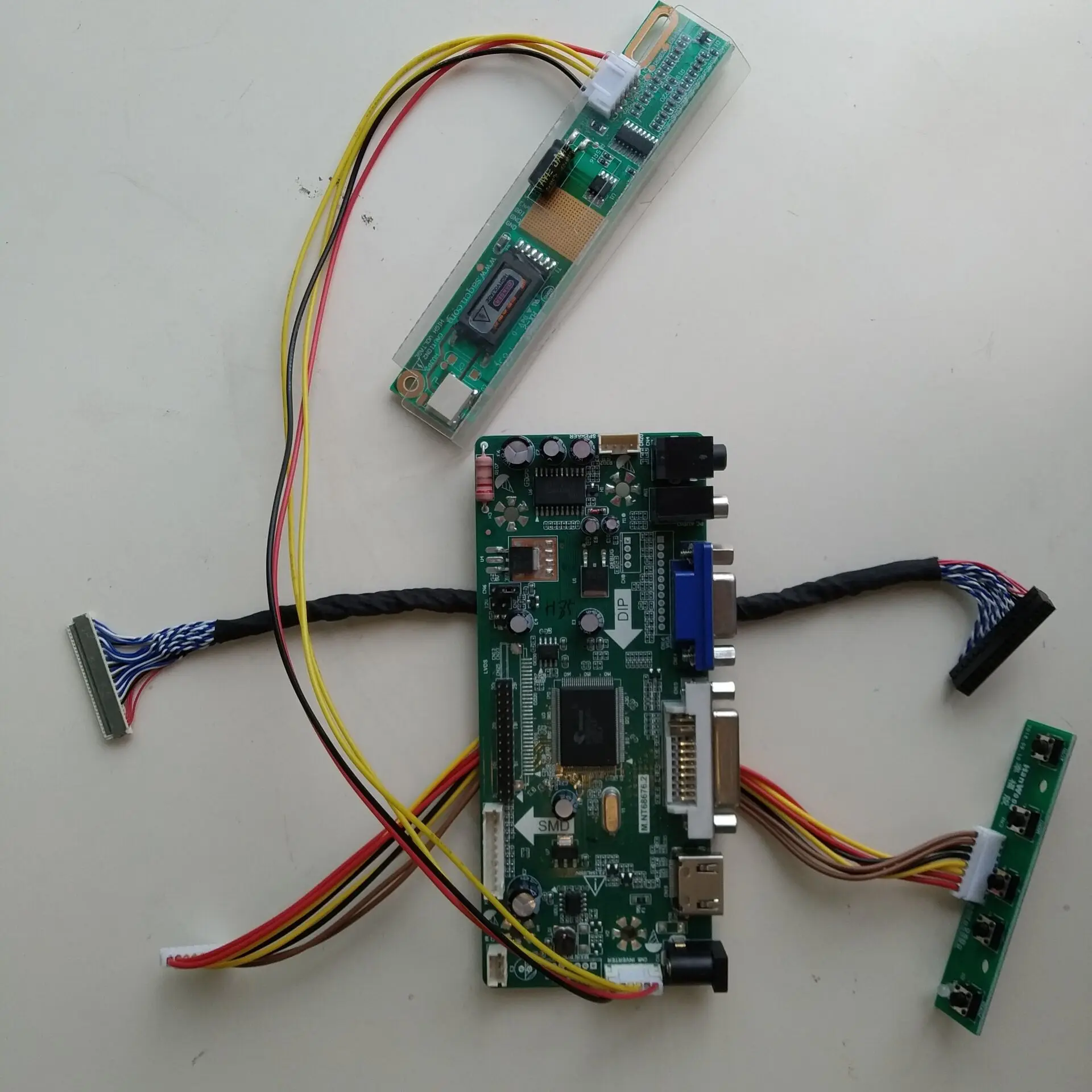  NT68676(HDMI+DVI+VGA) LCD display Controller driver Board monitor For 30pin LTN150XB-L01/L02 1024X7