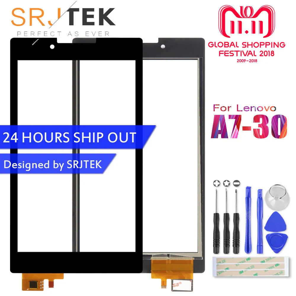 Сенсорный экран Srjtek для Lenovo Tab 2 A7-30 A7-30DC A7-30HC A7-30TC | Компьютеры и офис