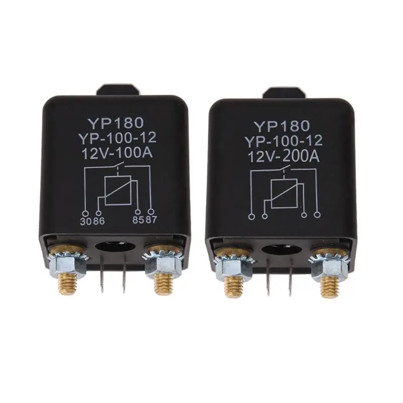 

Car Relay 12V DC 200A Car Truck Motor Automotive Switch Car Relay Continuous Type Automotive Relay Car Relays High Power new hot