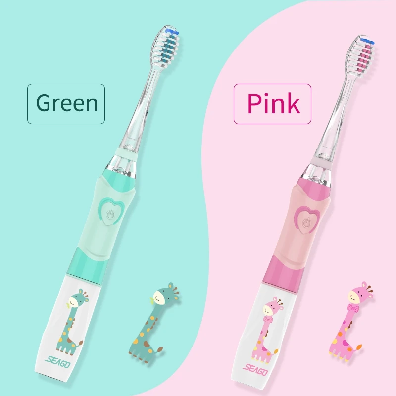 Seago Kids Electric Toothbrush Cartoon With LED Indicator Tooth Brush Electric Teeth Brush For Children Best Gift Boys And Girls Seago Kids Electric Toothbrush Cartoon With LED Indicator Tooth Brush Electric Teeth Brush For Children Best Gift Boys And Girls