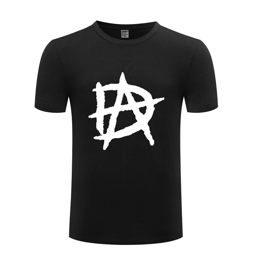Футболка с логотипом Dean Ambrose DA Мужская футболка новинка 2018 повседневная