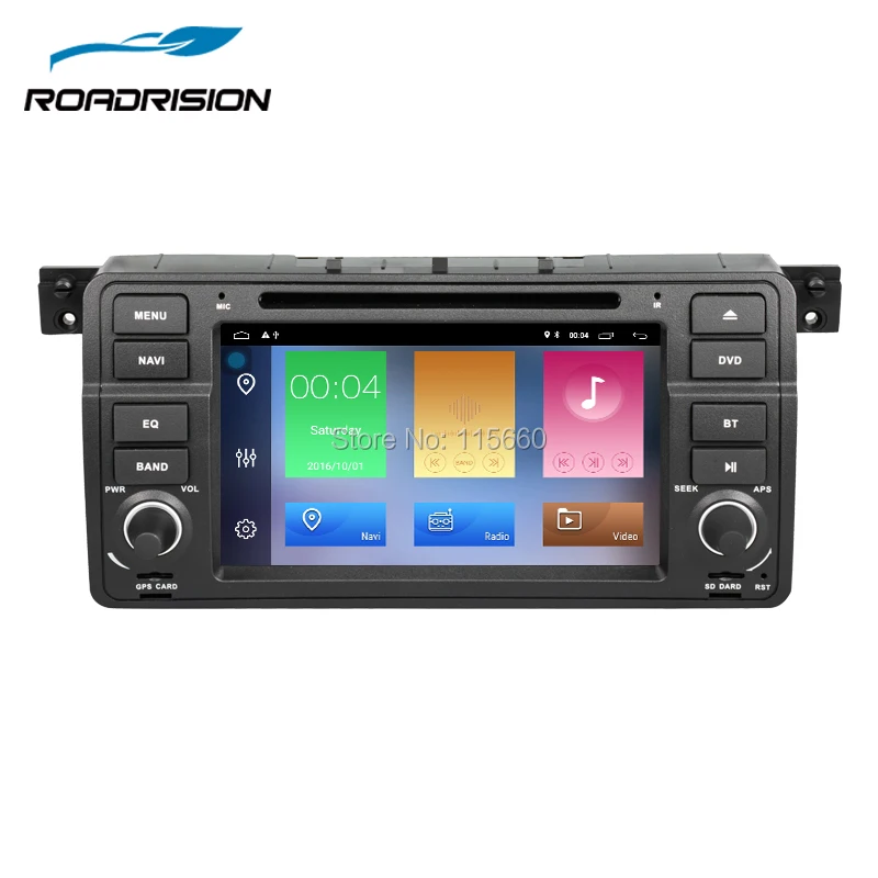 

RoadRision 7inch Android 8.1 Car DVD Multimedia player for BMW E46/M3 with Canbus Wifi Bluetooth Auto Radio RDS GPS Navigation