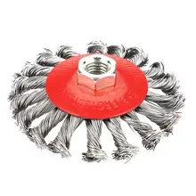 1 шт. твист круговая, из стальной проволоки кисточки полировки для шлифовальный станок Инструмент Горячая