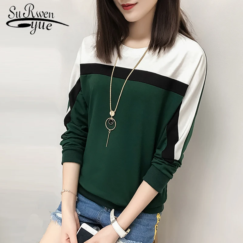 الخريف عارضة زائد حجم 3XL النساء تي شيرت أزياء طويلة الأكمام المحملة قميص المرأة قمم blusa الأنثوية t قميص السيدات قمم 1008 40 الخريف عارضة زائد حجم 3XL النساء تي شيرت أزياء طويلة الأكمام المحملة قميص المرأة قمم blusa الأنثوية t قميص السيدات قمم 1008 40