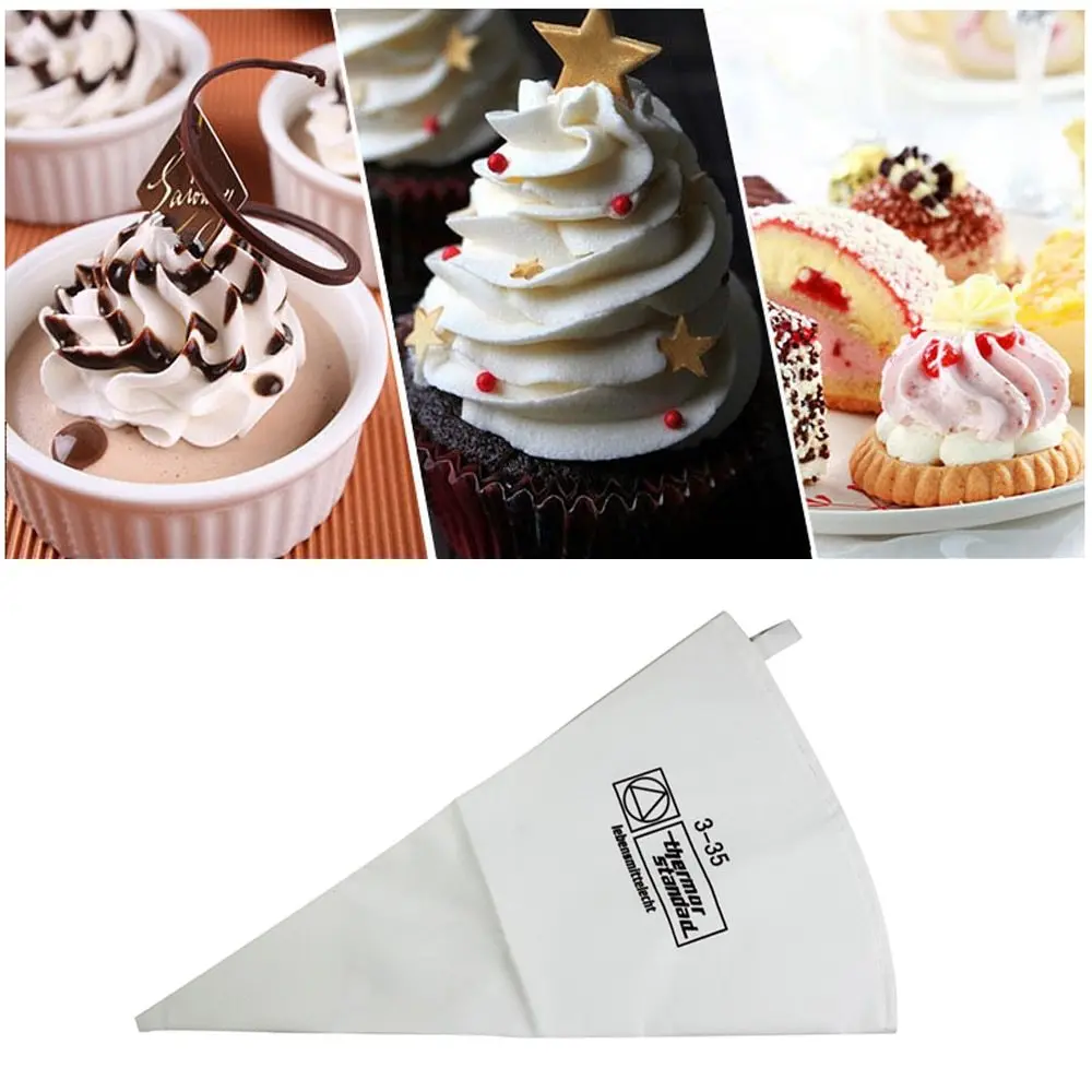 

Pastry Bags Cookie Cake Icing Piping Bag Baking Tool Reusable Cotton Cloth Fondant Decorating Pastry Tips Cream Tool