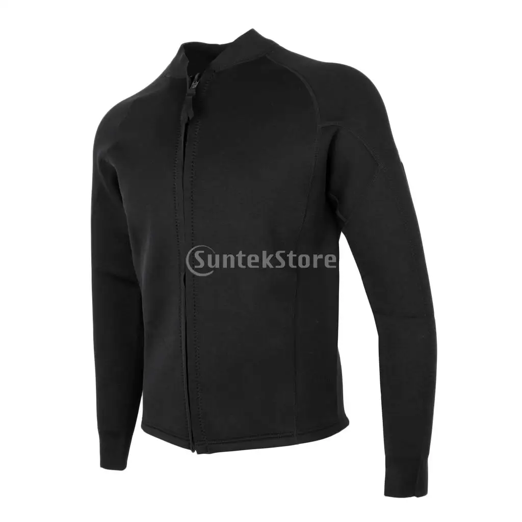 Premium 3mm Black Neoprene Scuba Diving Men Wetsuit Top for Surf Kayak Swimming Sailing Bodyboard Water Sports S M L XL 2XL 3XL Premium 3mm Black Neoprene Scuba Diving Men Wetsuit Top for Surf Kayak Swimming Sailing Bodyboard Water Sports S M L XL 2XL 3XL
