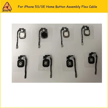 

10PCS/LOT New High Quality Home Button Key Button Flex Cable For Iphone 5SE/5S/SE Home Button Flex Cable Assembly