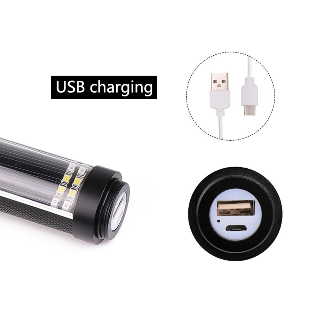 Multi-Functional Solar Power LED Flashligh Safety Hammer Torch Light With Power Bank Magnet Survival Tool Emergency Camping