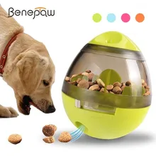 Benepaw интерактивная игрушка для собак, лечение, дозирование, умная IQ игрушка, утечка, мячик для еды, маленький средний большой питомец, щенок, игра, 4 цвета