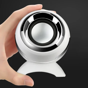 

Bonks DX15 Mini Stereo Speaker Satellite Shape Stand Speakers For Laptop Computer Phone USB 3.5mm Subwoofer Household Audio Tool