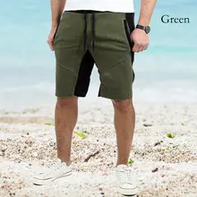 Для мужчин летний Повседневные Шорты Для Женщин эластичный лоскутный пояс модные спортивная тренировочная шорты Свободные