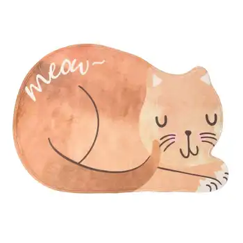 

Cute Cartoon Cat Floor Mat Carpet Hallway Door Mat Floor Area Rug Home Living Room Bedroom Decoration Accessories 40x60cm