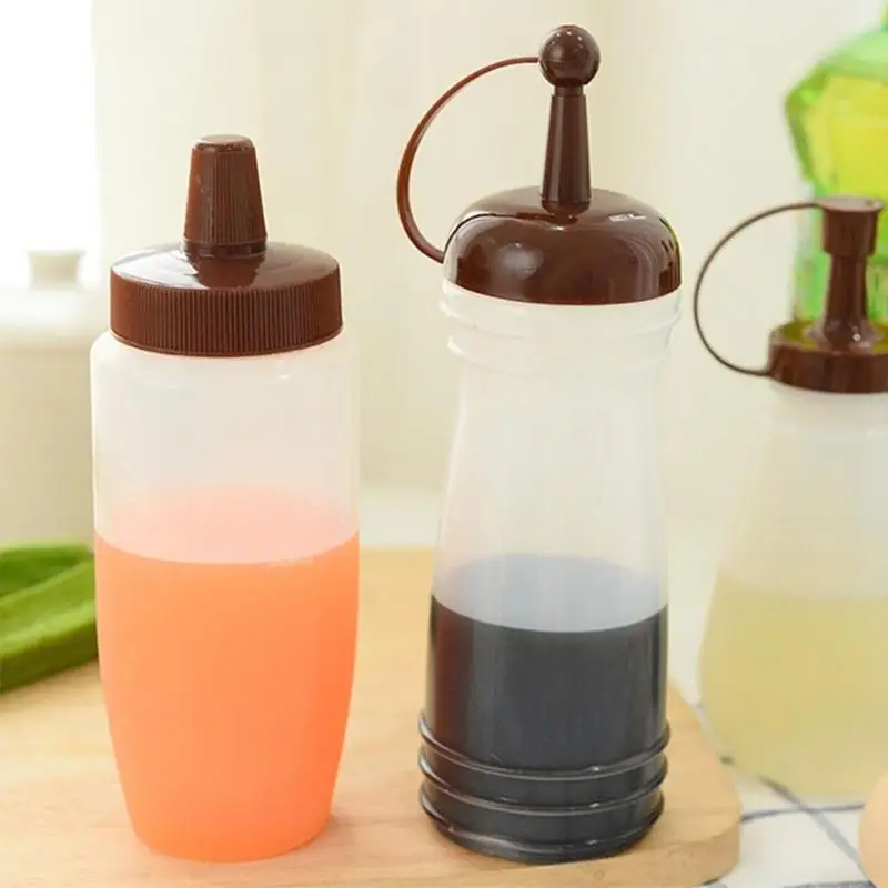 340ml Condiment Dispenser Bottle Tomato Sauce Salad Dressing Mustard