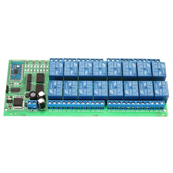 

16 Channel DC 12V bluetooth Relay Board Wireless Remote Control Switch For Android Phones With bluetooth Functions