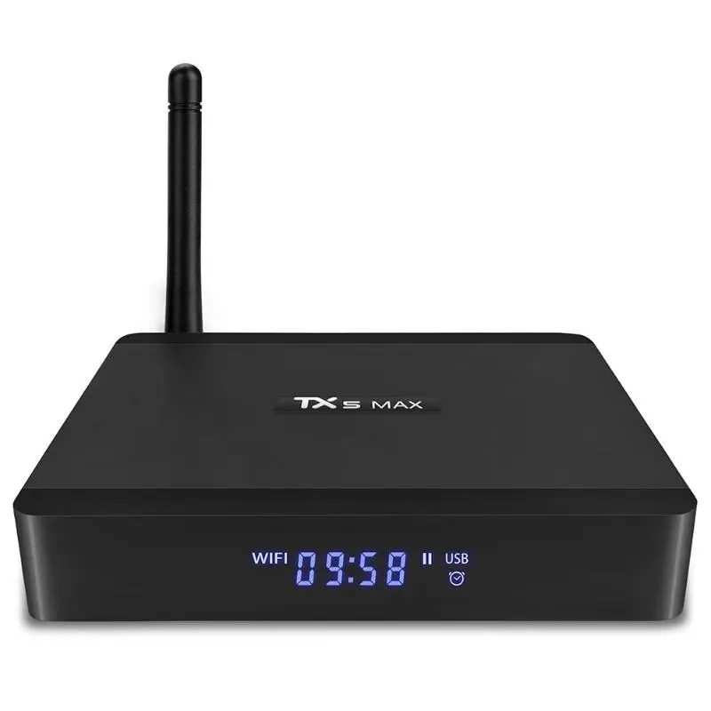 

TX5 Max Smart TV Box Bluetooth Android 8.1 Amlogic S905X2 Quad-Core 4GB LPDDR4 32GB EMMC 2.4G 5G WiFi Support H.265 Media Player