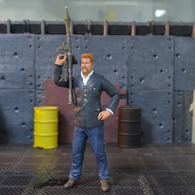 

AMC TV Series The Walking Dead Abraham Ford Bungee Walker Rick Grimes The Governor PVC Action Figure Collectible Toy KT160