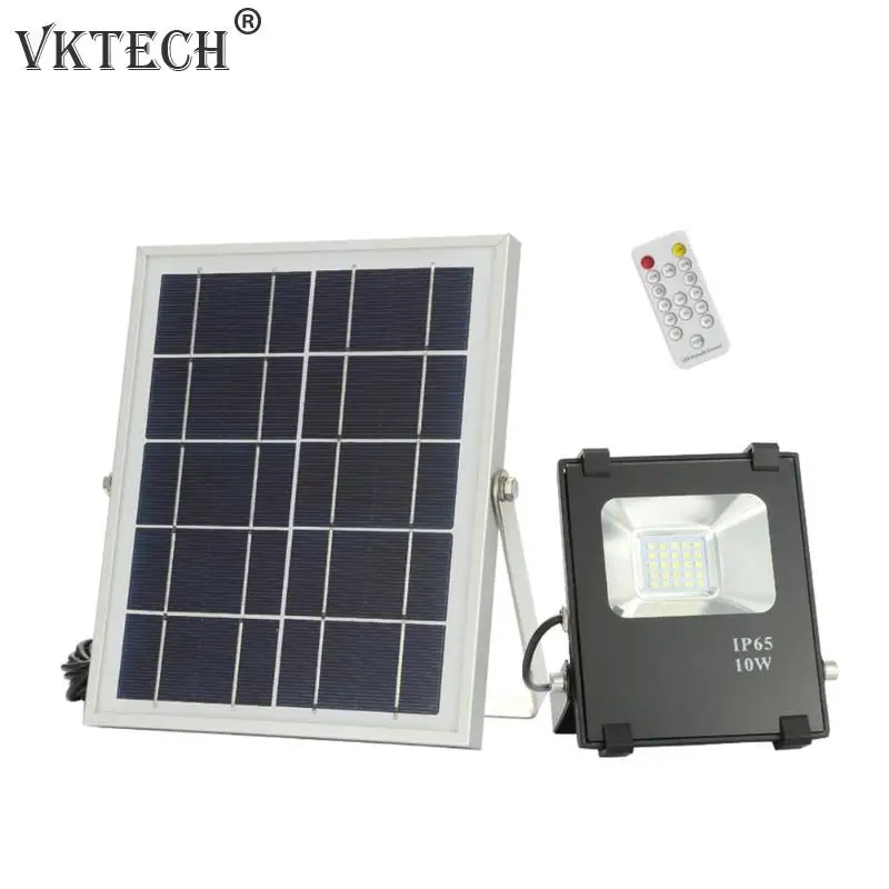 

10W 25 LED Solar Light Remote Controlled Outdoor Floodlight Waterproof Garden Street Lamp Courtyard Security Lamp